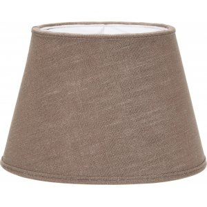 Oval Selected Linen lampeskrm - Mocca