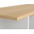 Nandu skrivebord 160 x 70,5 cm - Eg/hvid