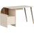 Suave skrivebord 125,2 x 60 cm - Lys valnd/beige