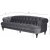 Oxford deluxe 3-personers sofa i grt fljl