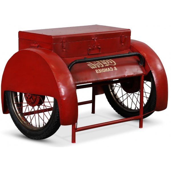 Vintage drikkevogn - Rdt metal