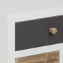 Thais sengebord - Hvid / multi