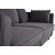 Brandy Lounge - 4-pers. Sofa XL (mrkegr) + Pletfjerner til mbler