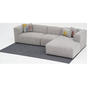 Linden divan sofa hjre - Lysegr