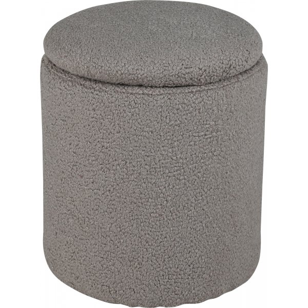 Lotten puf - Gr beige bamse