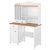 Eldon skrivebord - Hvid/eg