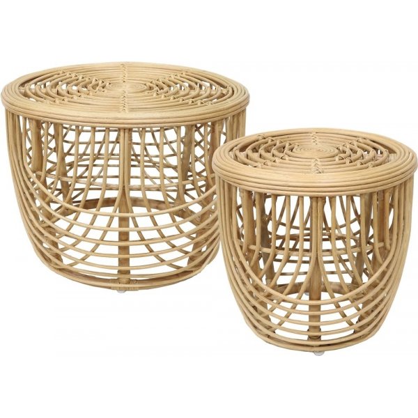 Heden sofabordsst 60/40 cm - Rattan/natur