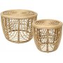 Heden sofabordsst 60/40 cm - Rattan/natur