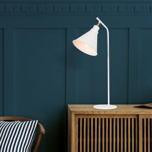 Sivani bordlampe 2 - Hvid