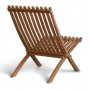 Shelby teak lnestol foldestol