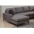 Braga u-sofa hjre - antracit