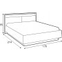 Quant Cuarto seng 160 x 200 cm - Artisan eg/sort