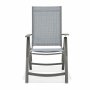 Scottsdale udendrs spisebordsst bord 112 cm inkl. 4 stk. Solana positionsstol - Shabby Chic gr