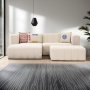 Beyza mini divan sofa venstre - Creme