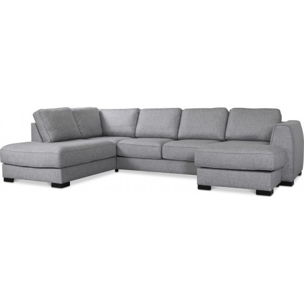 Optus Dubbeldivan U-sofa - Venstre