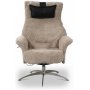 Lnestol i uldne freskind - Beige freskind