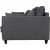 Brandy Lounge - 4-pers. Sofa XL (mrkegr) + Pletfjerner til mbler