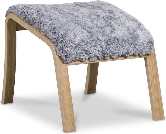 Frank fodskammel i freskind scandinavian grey - Olieret eg