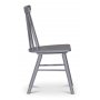Sintorp spisebordsst, rundt spisebord 115 cm inkl. 4 stk. gr Orust pindestole - Hvid marmor (Laminat) + Pletfjerner til mbler