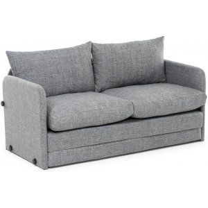 Saga 2-personers sovesofa XL - Lysegr