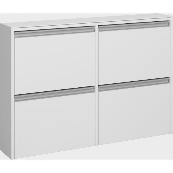 Skyline skoskab 102,5 x 18 x 70,5 cm - Hvid