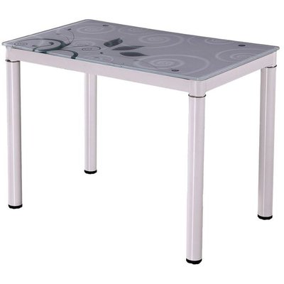 Anastasia 80 cm spisebord - Hvid