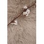 Katy fold 60 x 90 cm - Beige imiteret pels