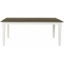 Alexandra spisebord 180-230 cm - Hvid / Vintage