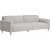 Salvador 3-personers sofa - Lysegr boucl