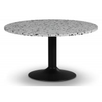 Empire spisebord - Terrazzo Cosmos / Sort trompetfod Empire spisebord - Terrazzo Cosmos / Sort trompetfod