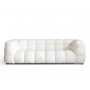 Sofa i boucl - lngde 235 cm