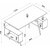 Iommi skrivebord 120x60 cm - Hvid/eg