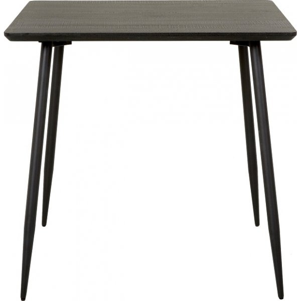Smokey spisebord 80x80 cm - Sort