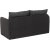 Saga 2-personers sovesofa XL - Mrkegr