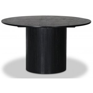Nova spisebord med udtræk Ø130-170 cm - Sortbejdset eg Nova spisebord med udtræk Ø130-170 cm - Sortbejdset eg