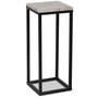 Accent sengebord/piedestal 65 - Sort / beige