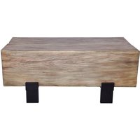 Wood Sofabord - Naturligt træ/sort Wood Sofabord - Naturligt træ/sort