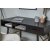 Ansmark skrivebord 110x60 cm - Sort/messing