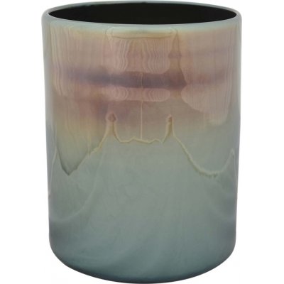 Ocean vase stor - Gr metallic
