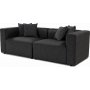 Mora 2-personers sofa - antracit