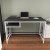 Kennesaw skrivebord 120 x 60 cm - Hvid/antracit