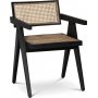 Strmsberg stol - Sort mahogni/rattan