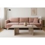 Sofabord 110x60 cm i marmor