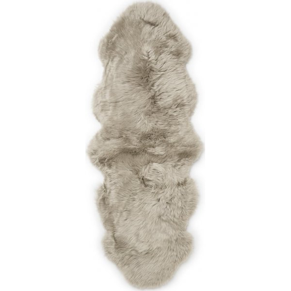 Forsigtigt dobbelt freskind Taupe - 60 x 180 cm