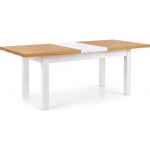 Arlinda spisebord 160-250 cm - Hvid/eg