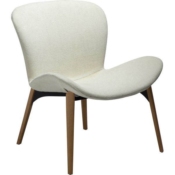 Paragon loungestol - Hvid boucl