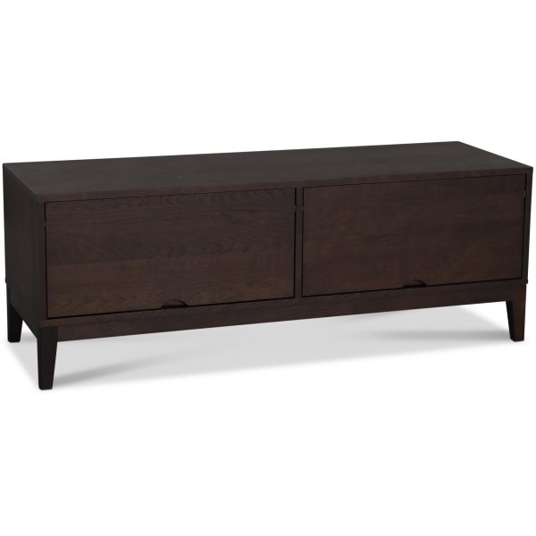 Borgholm mediebnk lille - Smoked oak