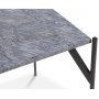 Accent sofabord 50 - Gr marmor / Sort