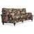 Savoy 3-pers. buet sofa i blomstret stof - Havanna Sort