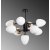 Basar loftslampe 10316 - Sort/hvid